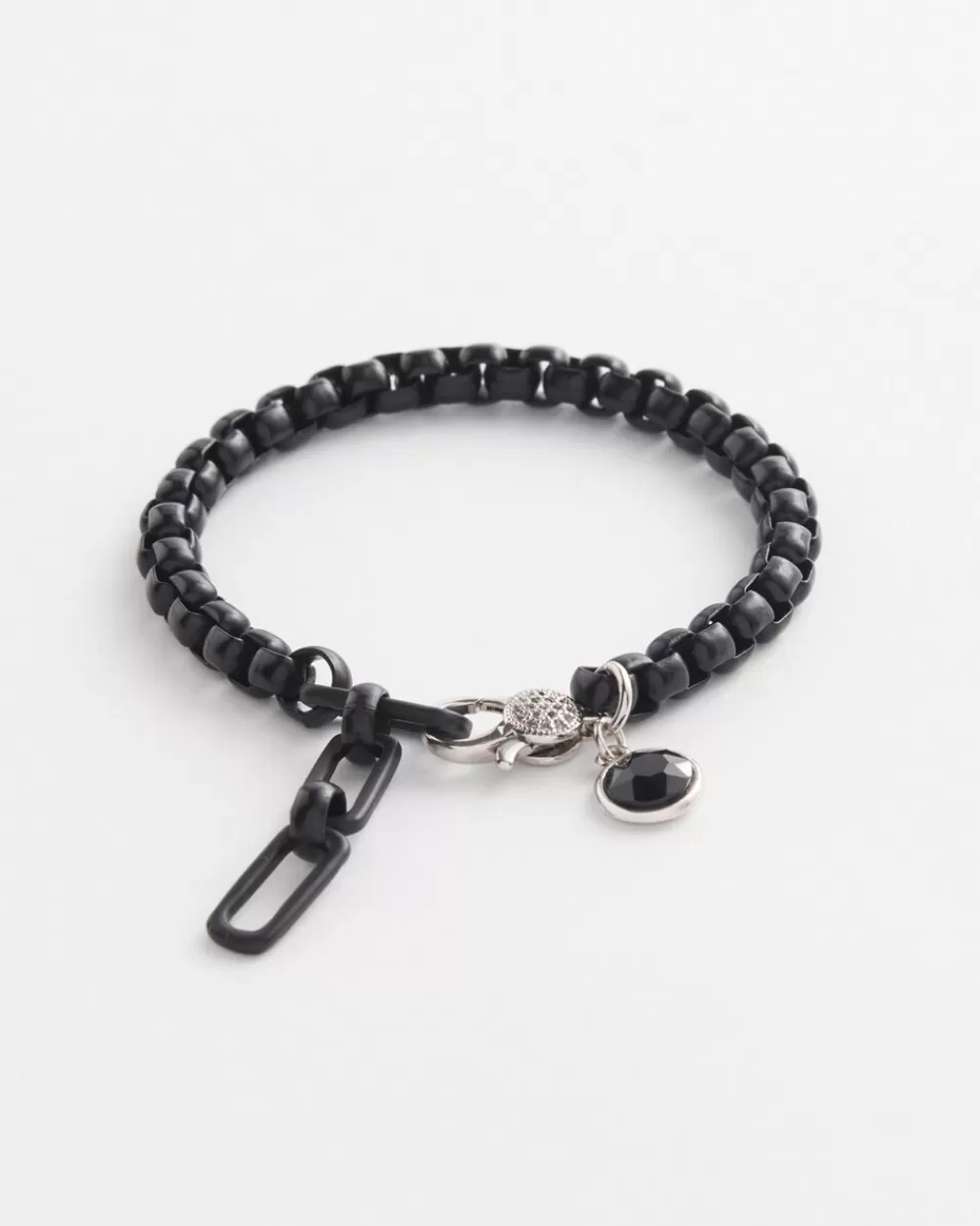 Cheap Black Box Chain Bracelet Bracelet Stacking