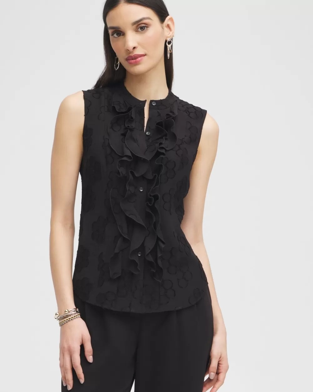 Clearance Label™ Ruffle Blouse Tops