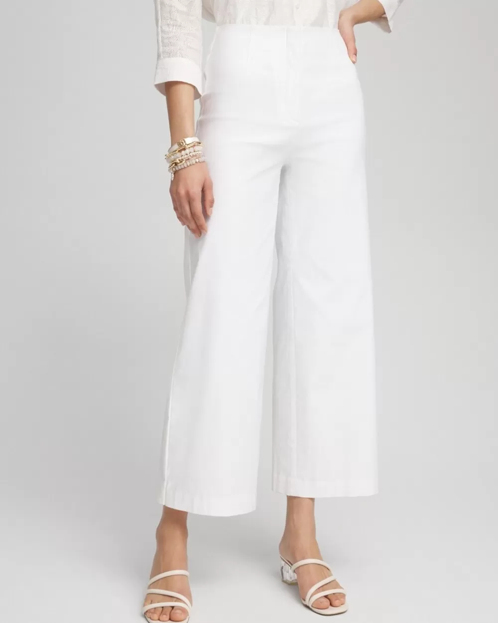 Discount Black Label™ Wide Leg Cropped Pants Pants