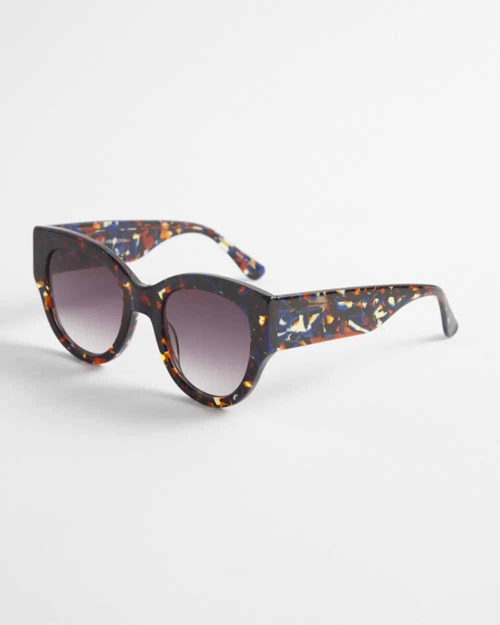 Fashion Faux Tort Cateye Sunglasses Eyewear