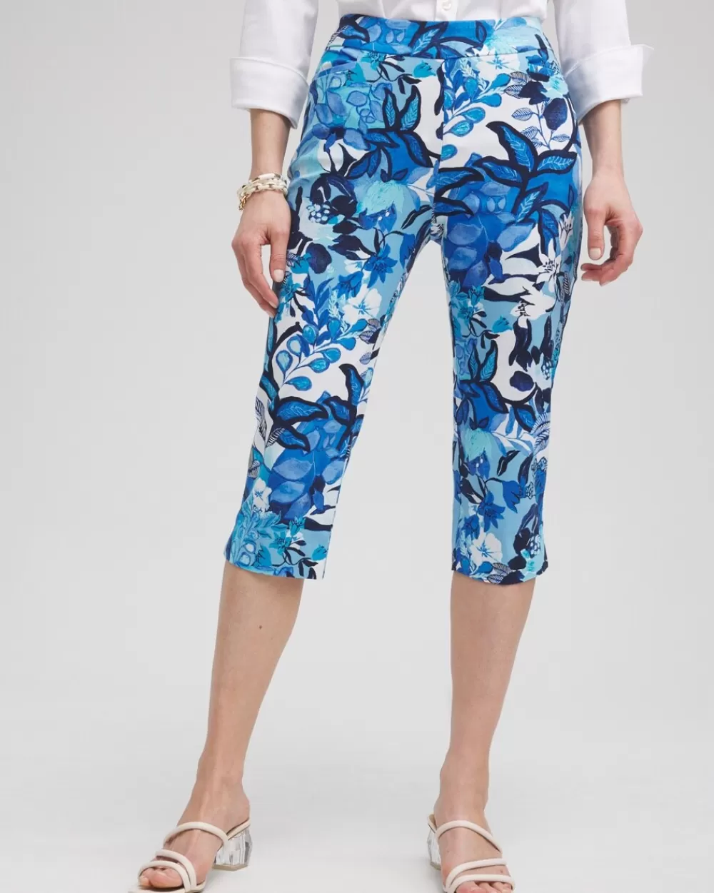 Store Brigitte Cool Floral Capri Pants Pants