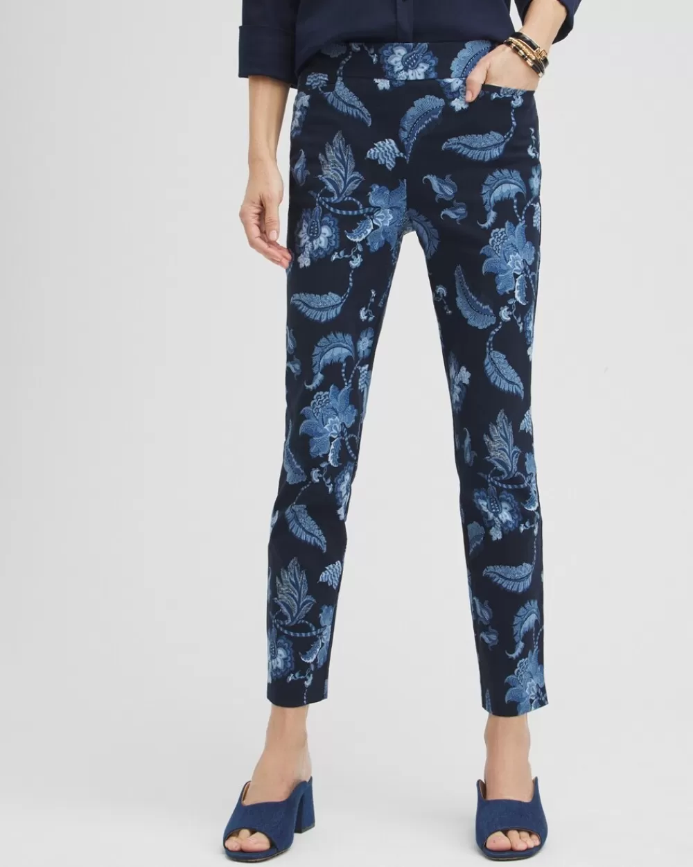 Best Brigitte Floral Ankle Pants Pants