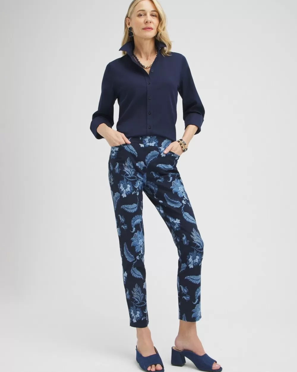 Best Brigitte Floral Ankle Pants Pants