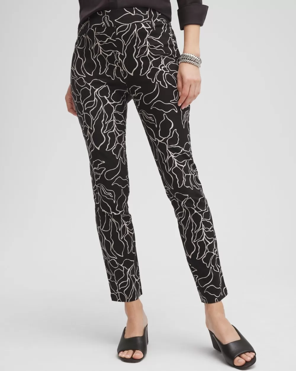 New Brigitte Floral Print Ankle Pants Pants