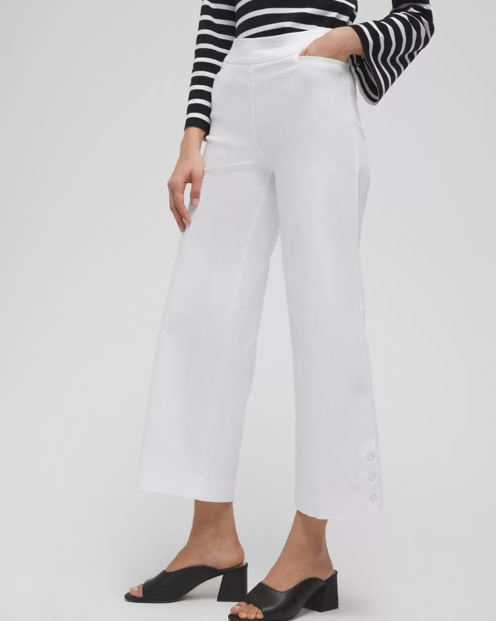 Best Brigitte Grommet Wide Leg Pants Pants