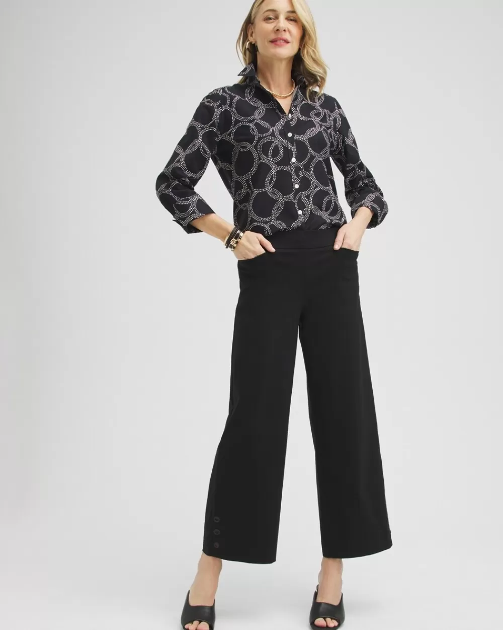 Best Brigitte Grommet Wide Leg Pants Pants