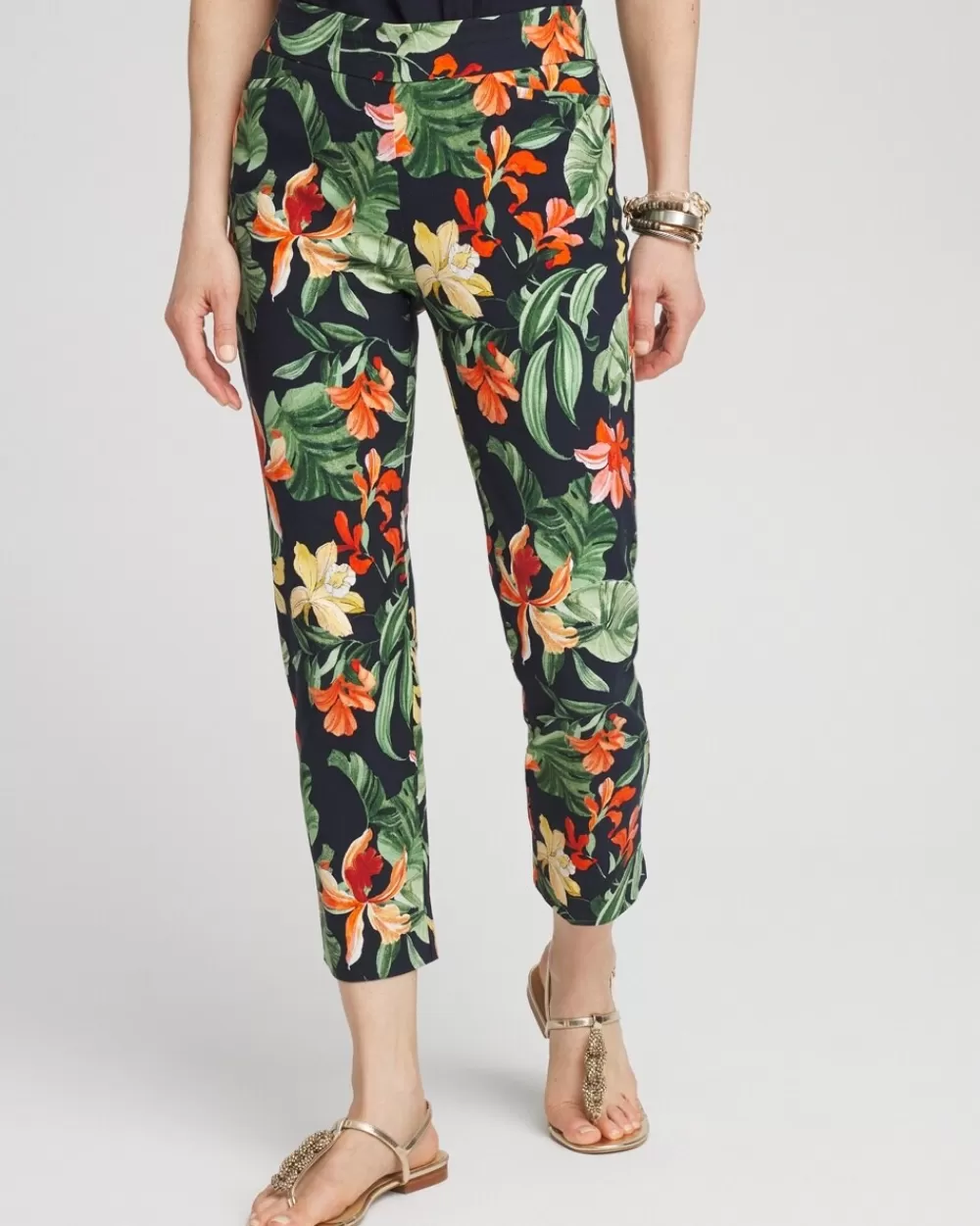 Hot Brigitte Orchid Slim Cropped Pants Pants