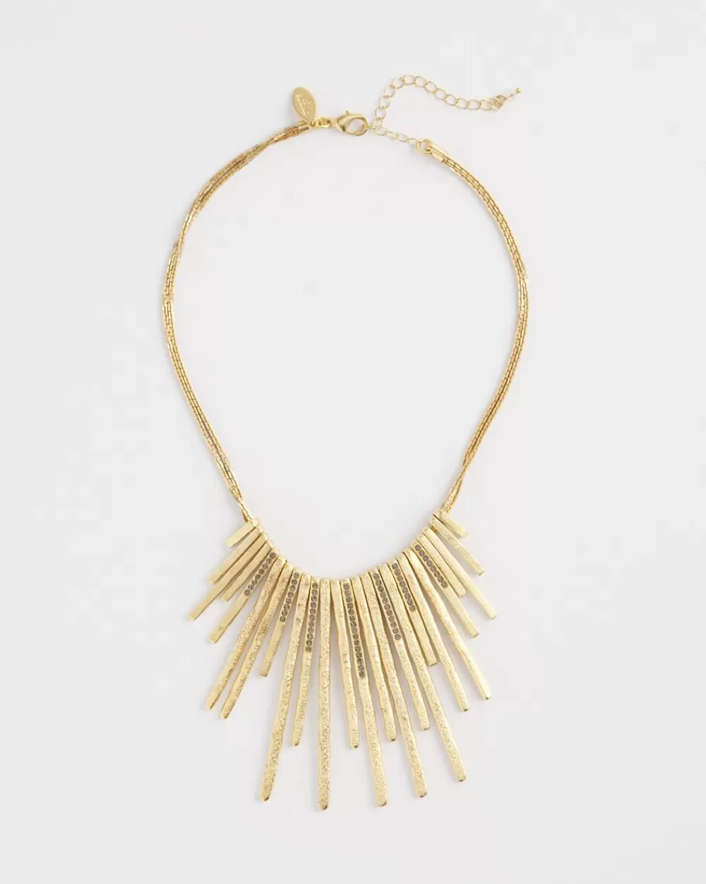 Shop Brushed Tone Bib Necklace Necklaces