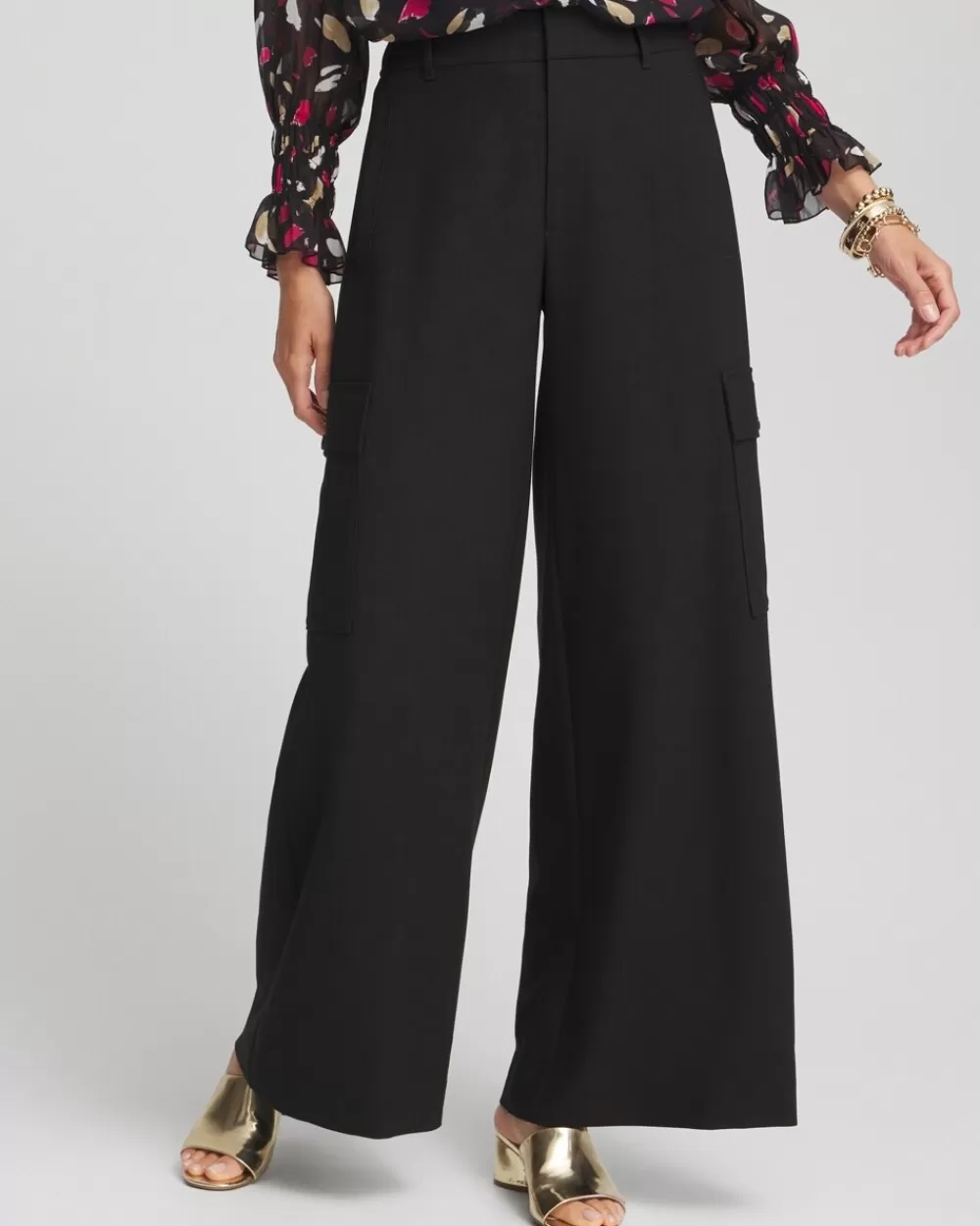 Outlet Cargo Wide Leg Pants Pants