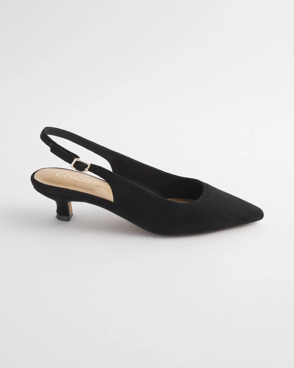 Sale Celeste Microsuede Slingback Heels Shoes