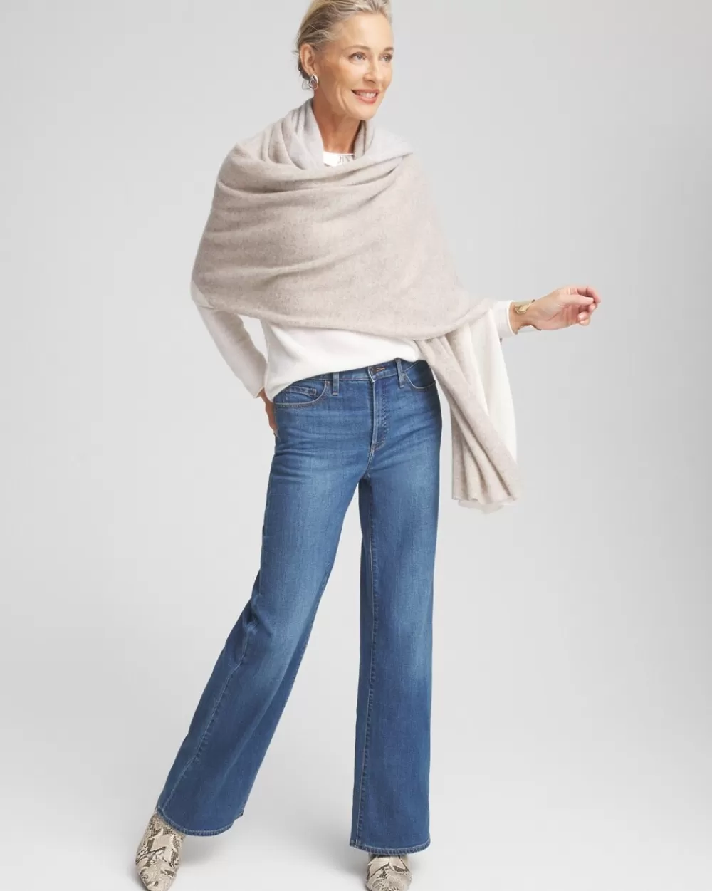 Best Colorblock Cashmere Wrap Ponchos & Ruanas | Cold Weather Accessories