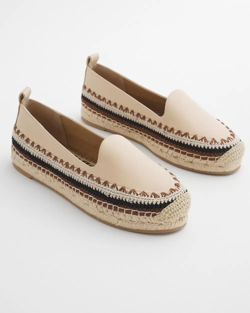 Discount Crochet Slip On Flats Shoes