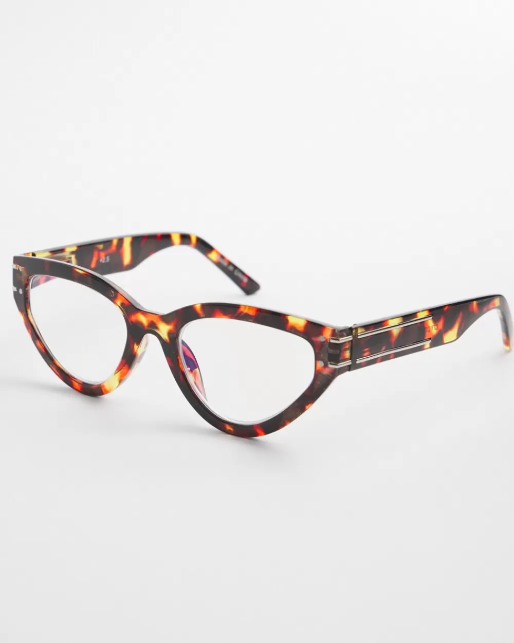 Sale Faux Tort Cateye Readers Eyewear