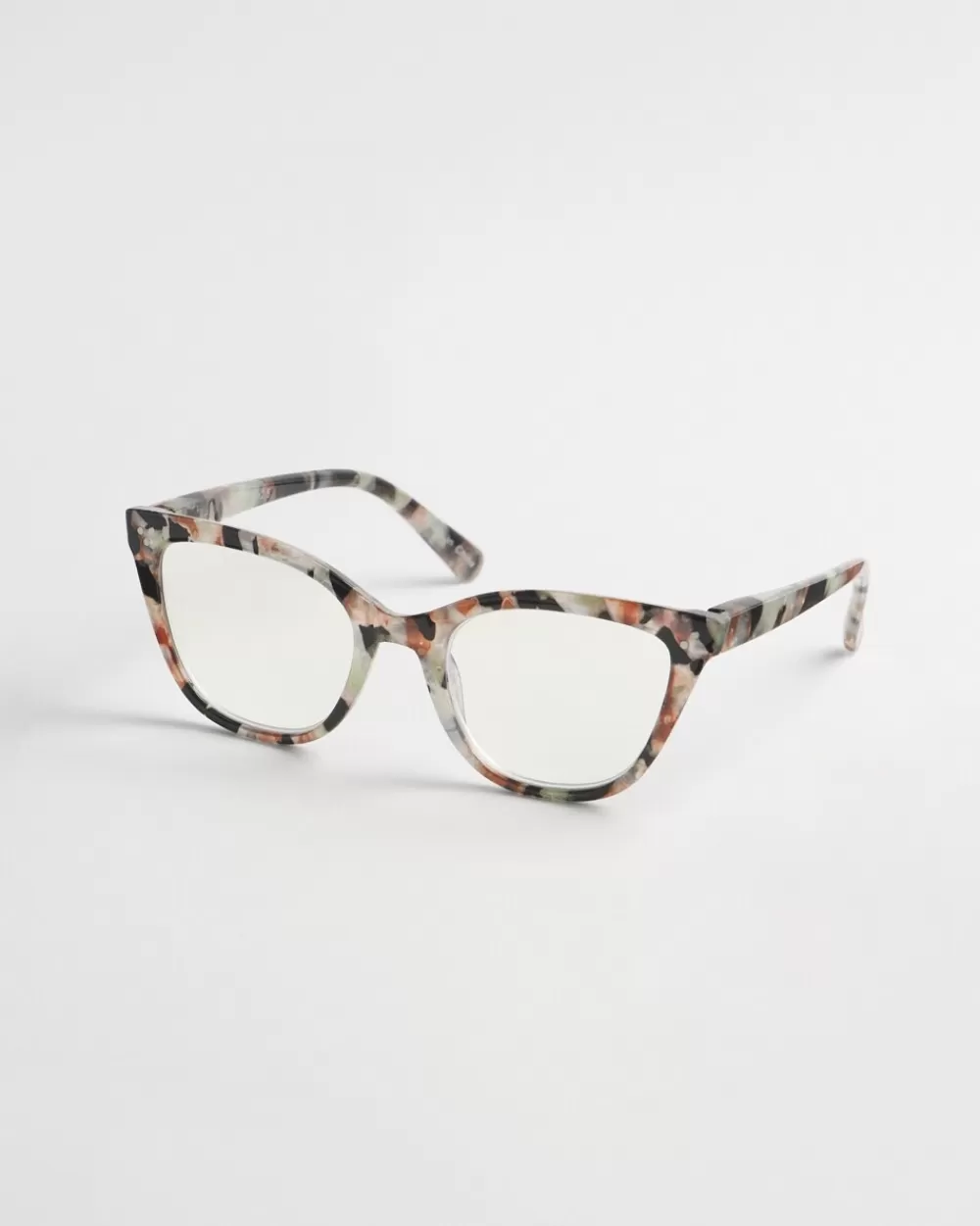 Best Sale Faux Tort Cateye Readers Eyewear