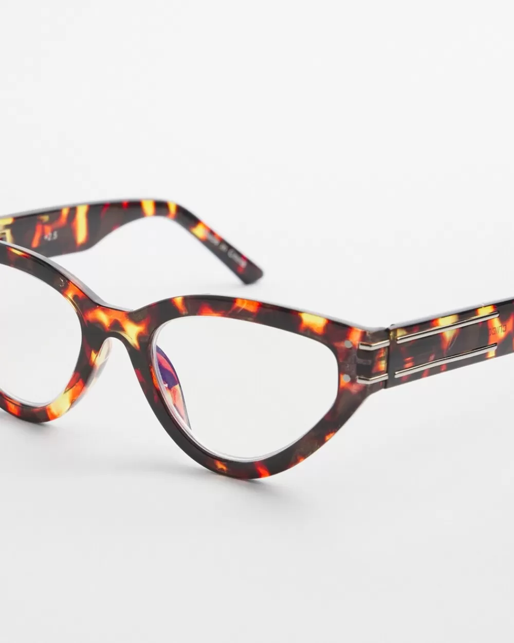 Sale Faux Tort Cateye Readers Eyewear