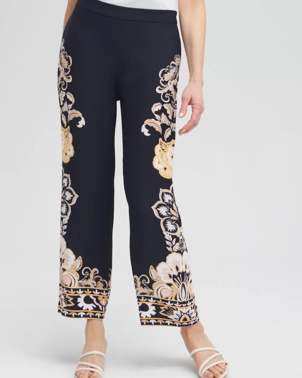 Best Sale Floral Wide Leg Soft Pants Pants