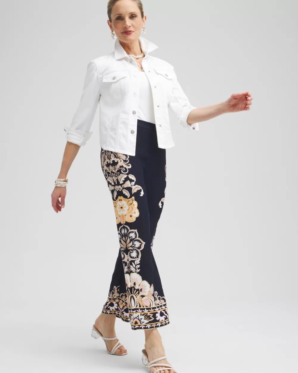 Best Sale Floral Wide Leg Soft Pants Pants