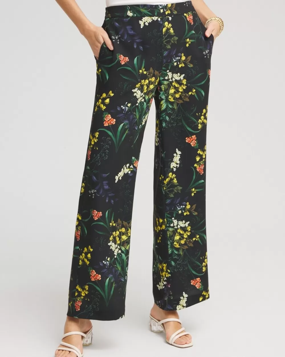 Best Floral Wide Leg Soft Pants Pants