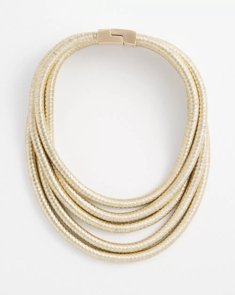 Online Tone Coil Collar Necklace Necklaces