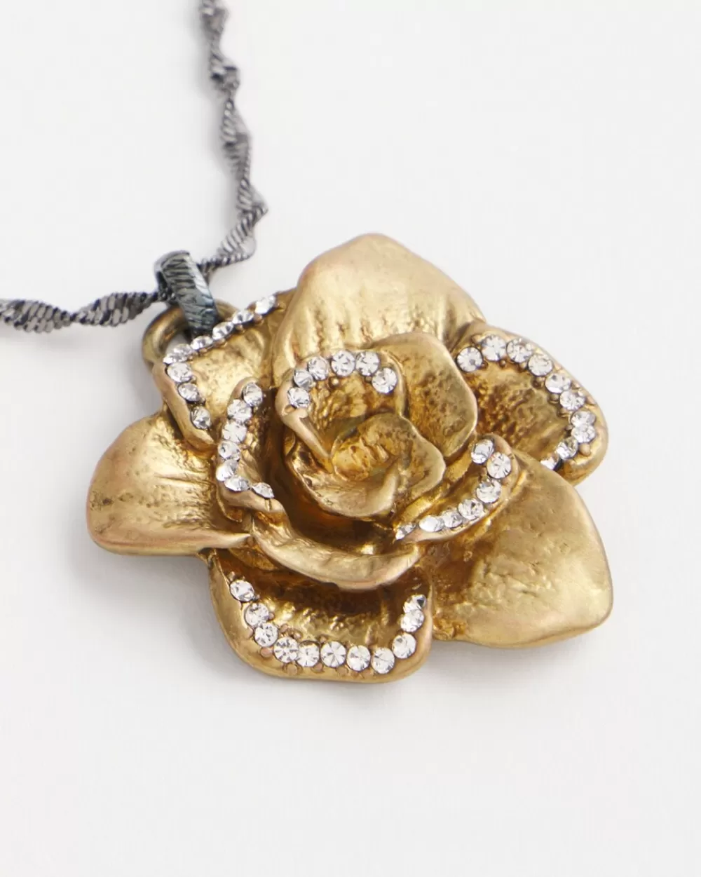 Shop Tone Flower Pendant Necklace Necklaces