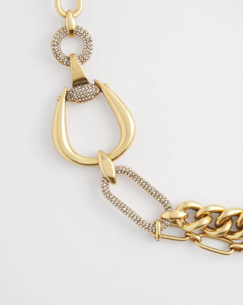 Clearance Tone Horsebit Necklace Everyday Jewelry