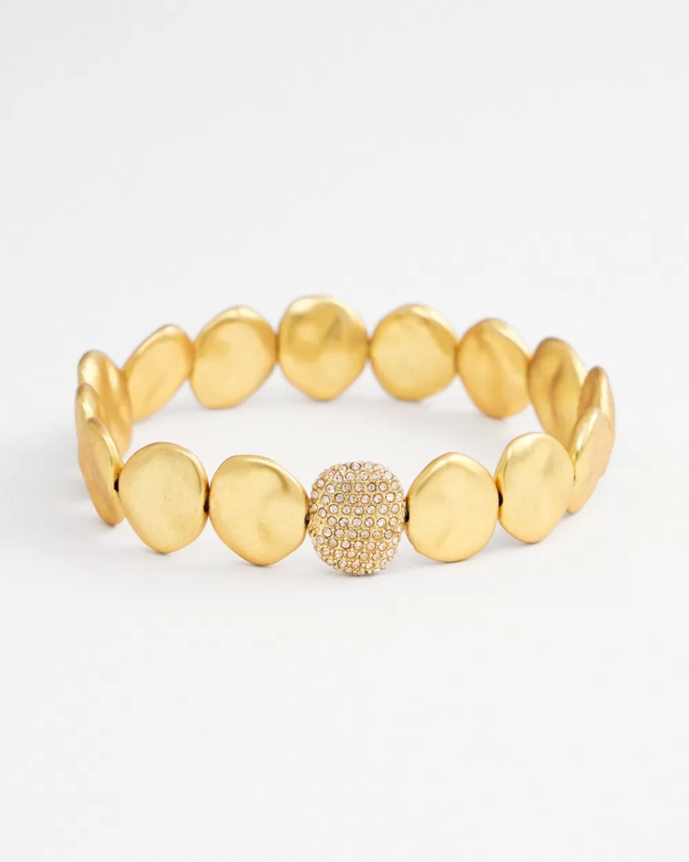 Store Tone Pavé Beaded Bracelet Bracelets | Everyday Jewelry