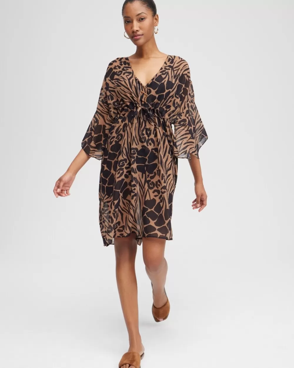 Cheap Gottex Animal Print Coverup Swim