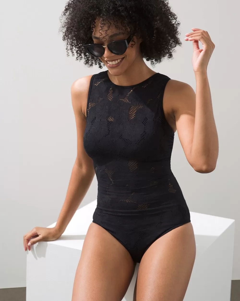 Shop Gottex High Neck Swimsuit Swim