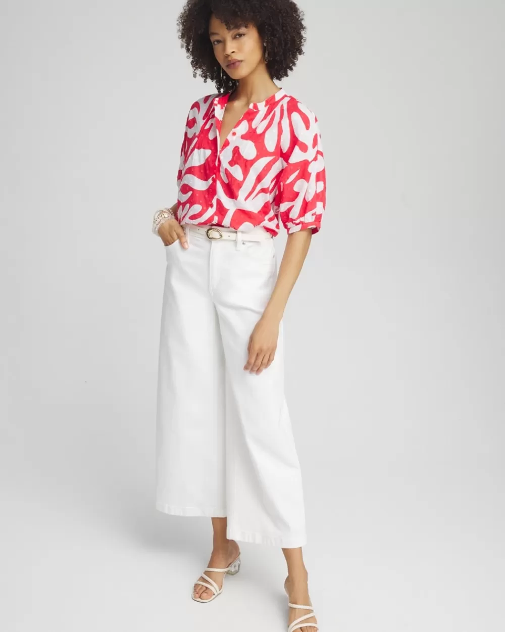 Fashion Island Reef Dolman Sleeve Shirt Tops