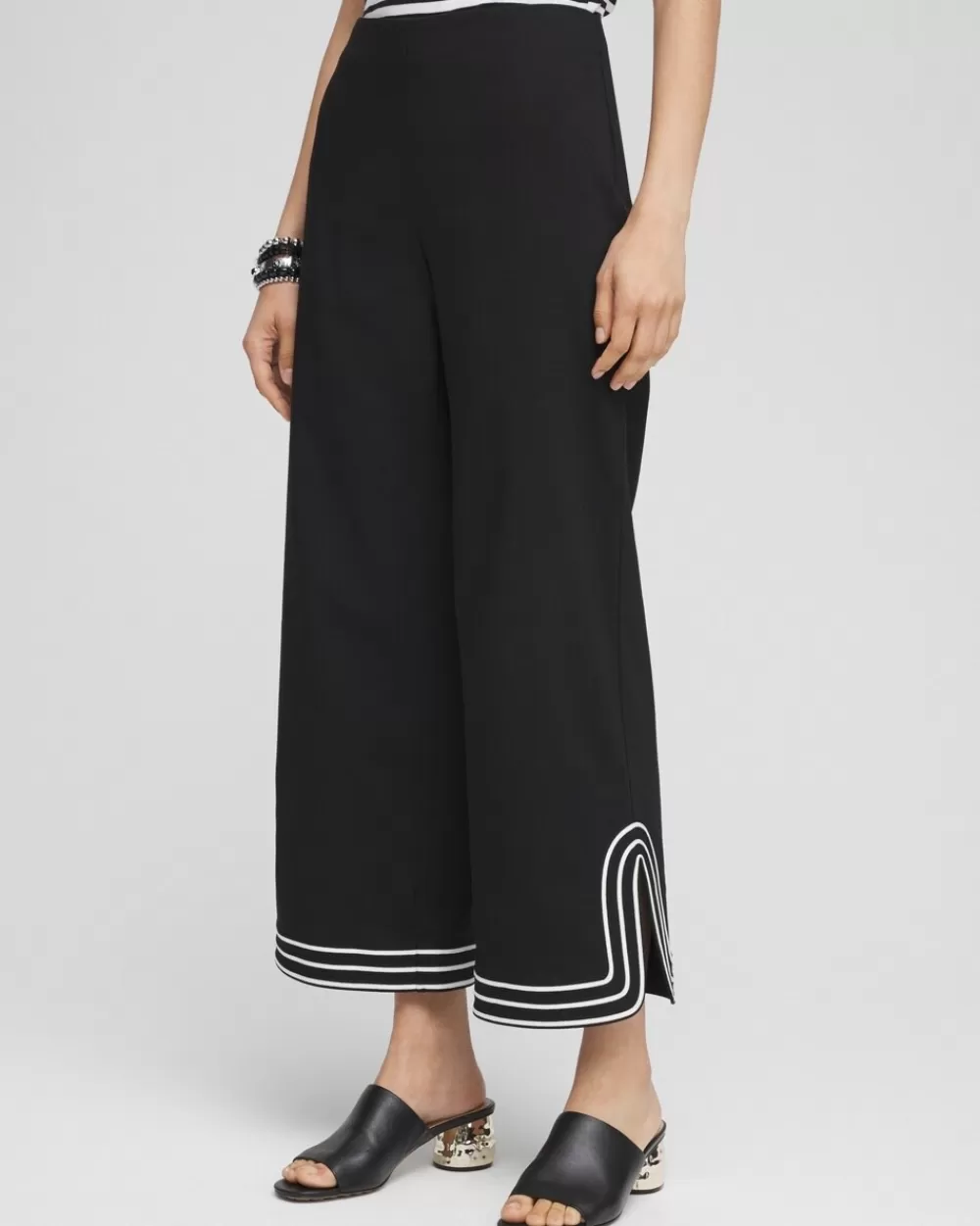 Store Juliet Artisanal Wide Leg Cropped Pants Pants