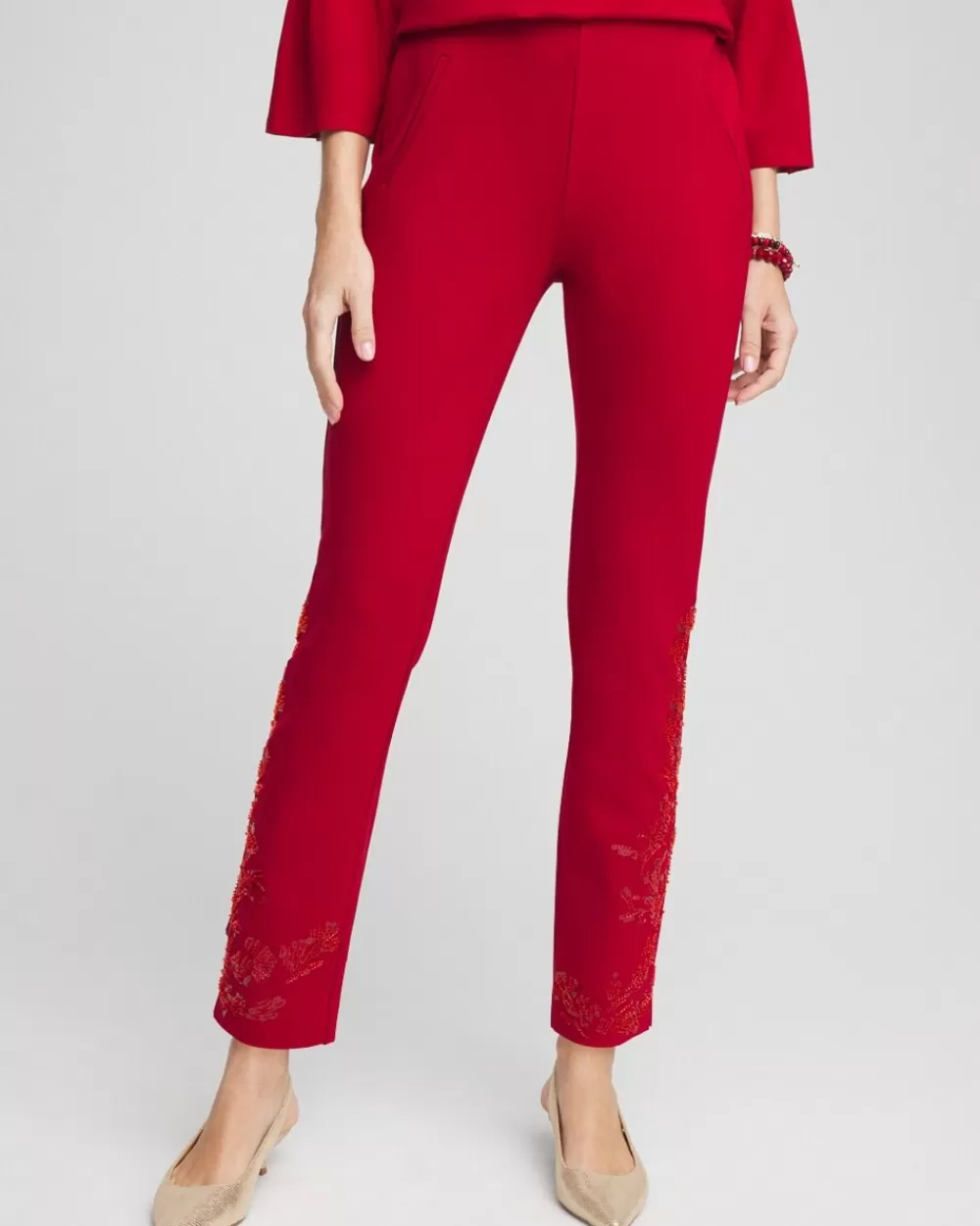 Flash Sale Juliet Embellished Ankle Pants Pants