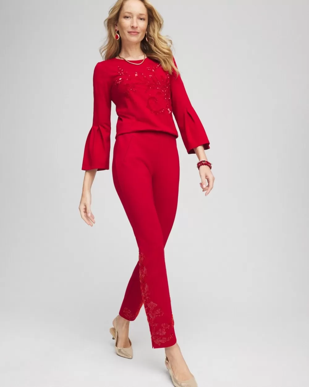 Flash Sale Juliet Embellished Ankle Pants Pants