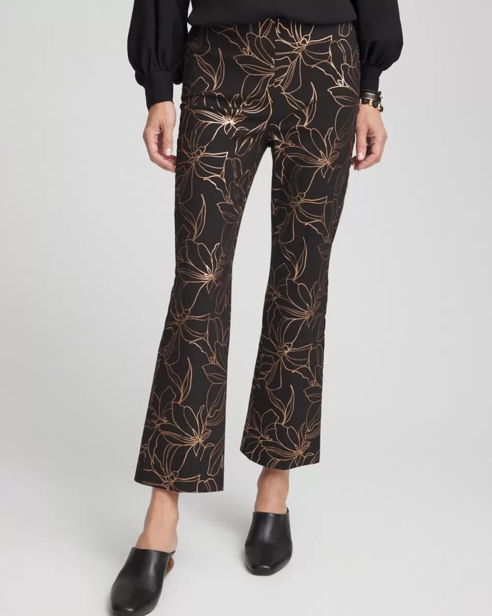 Flash Sale Juliet Fall Print Kick Flare Pants Pants