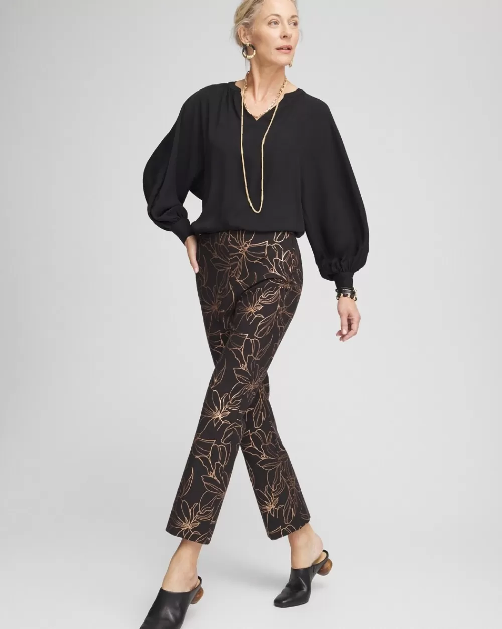 Flash Sale Juliet Fall Print Kick Flare Pants Pants