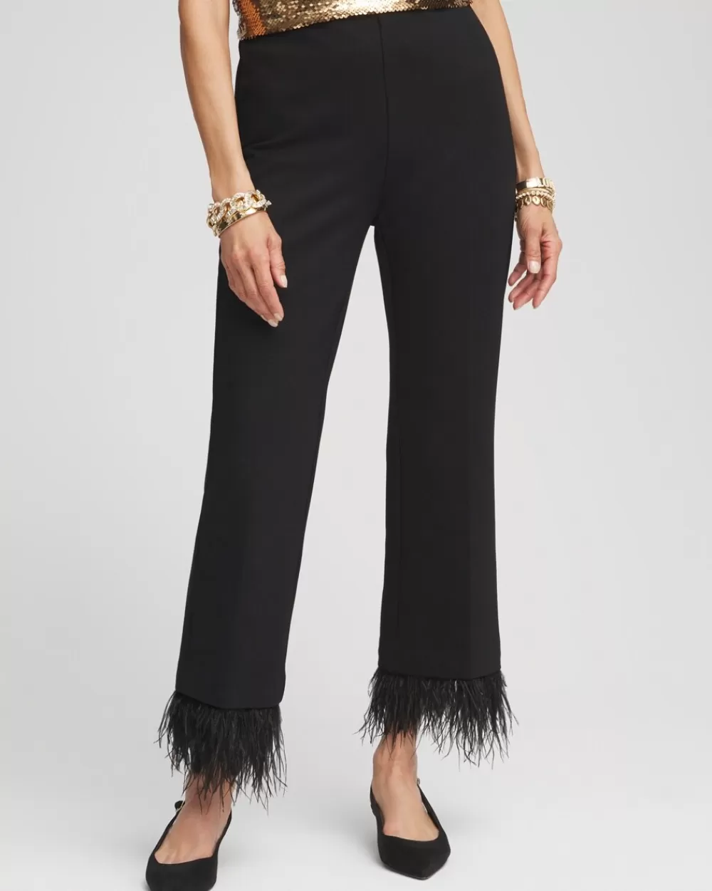 Outlet Juliet Feathers Kick Flare Pants Pants