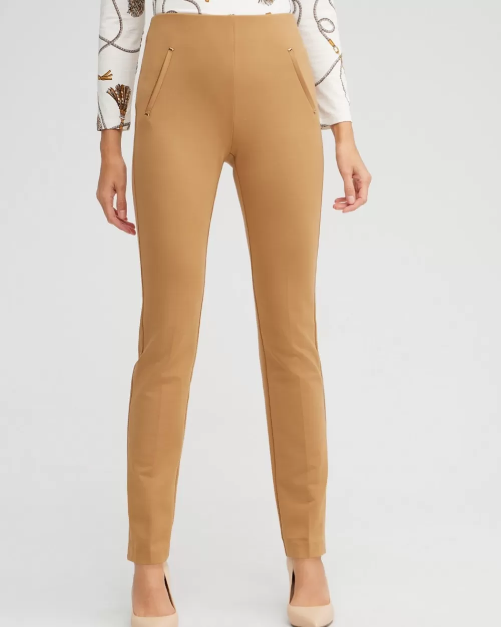 Hot Juliet Ponte Trim Detail Pants Pants | Matching Sets