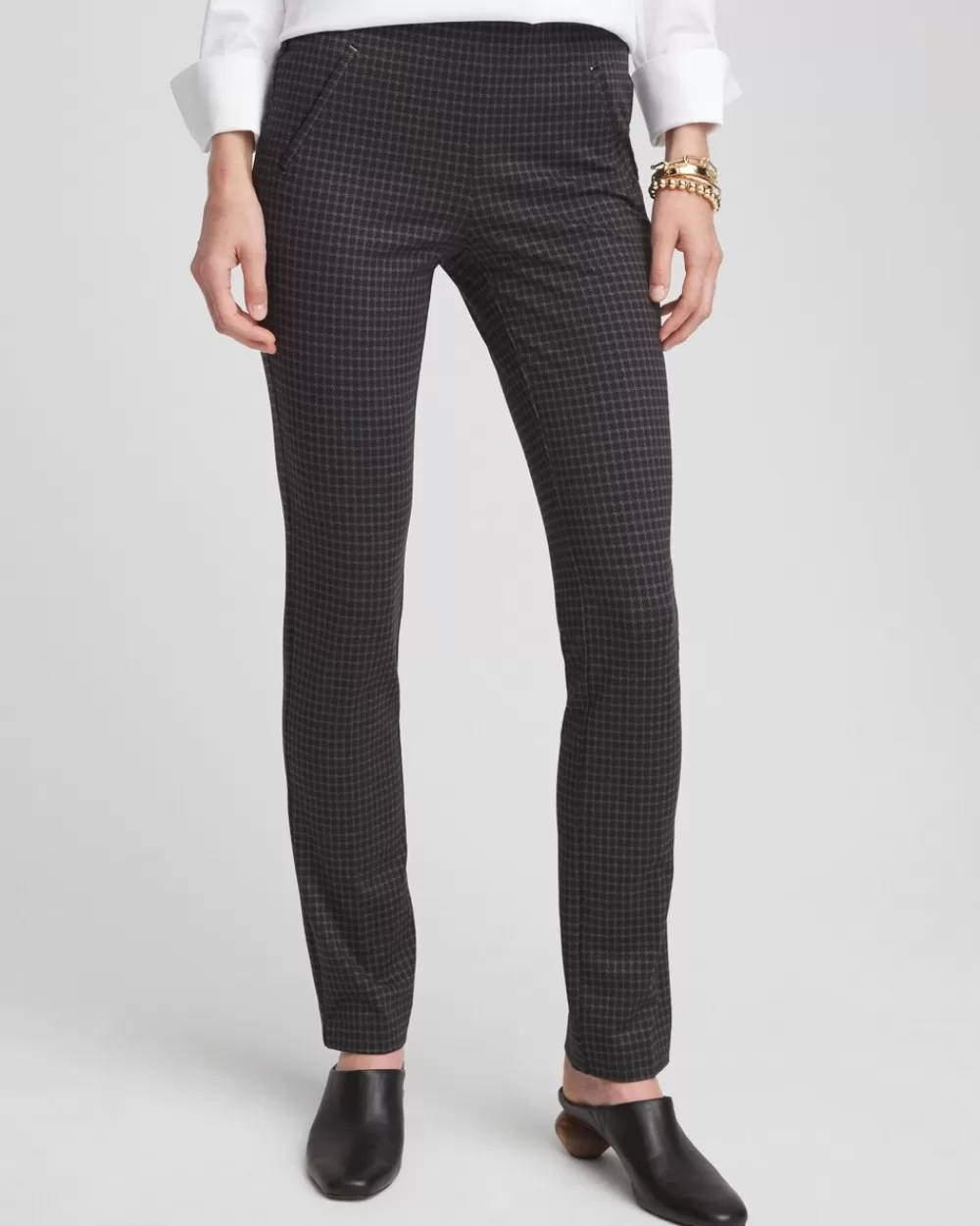 New Juliet Tonal Check Pants Pants