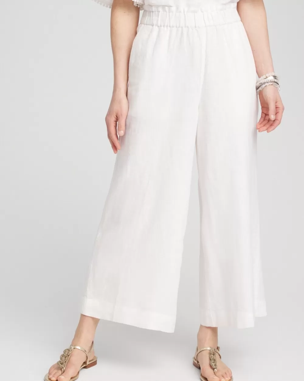 Cheap Linen Culotte Pants Pants