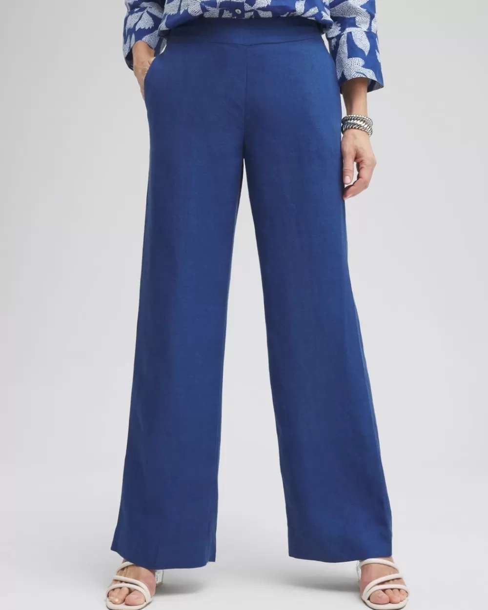 Clearance Linen Trouser Flare Pants Pants