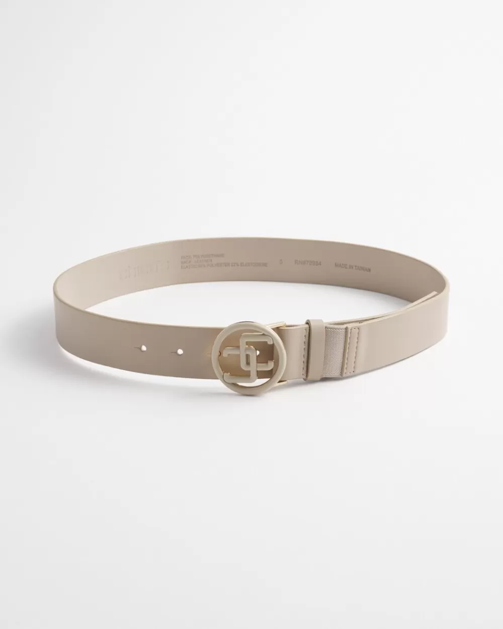 Cheap Matte CC Logo Sretch Belt Belts