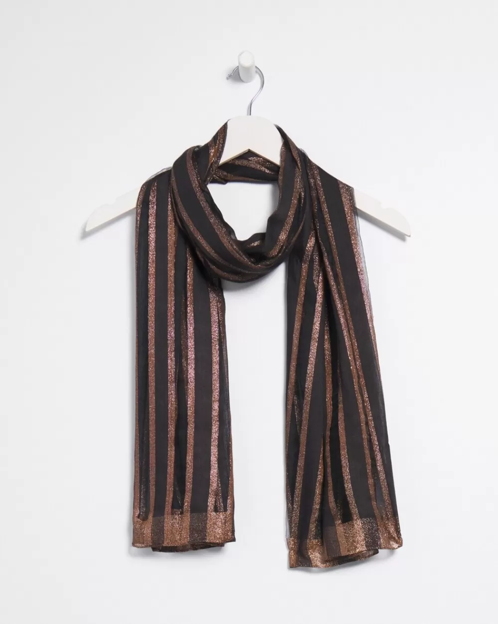 Cheap Metallic Silk Blend Scarf Scarves