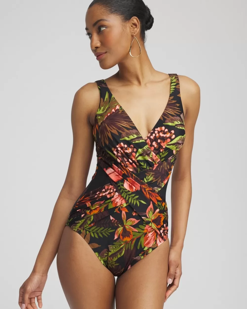 Best Sale Miraclesuit Botanico Crossover One Piece Swim