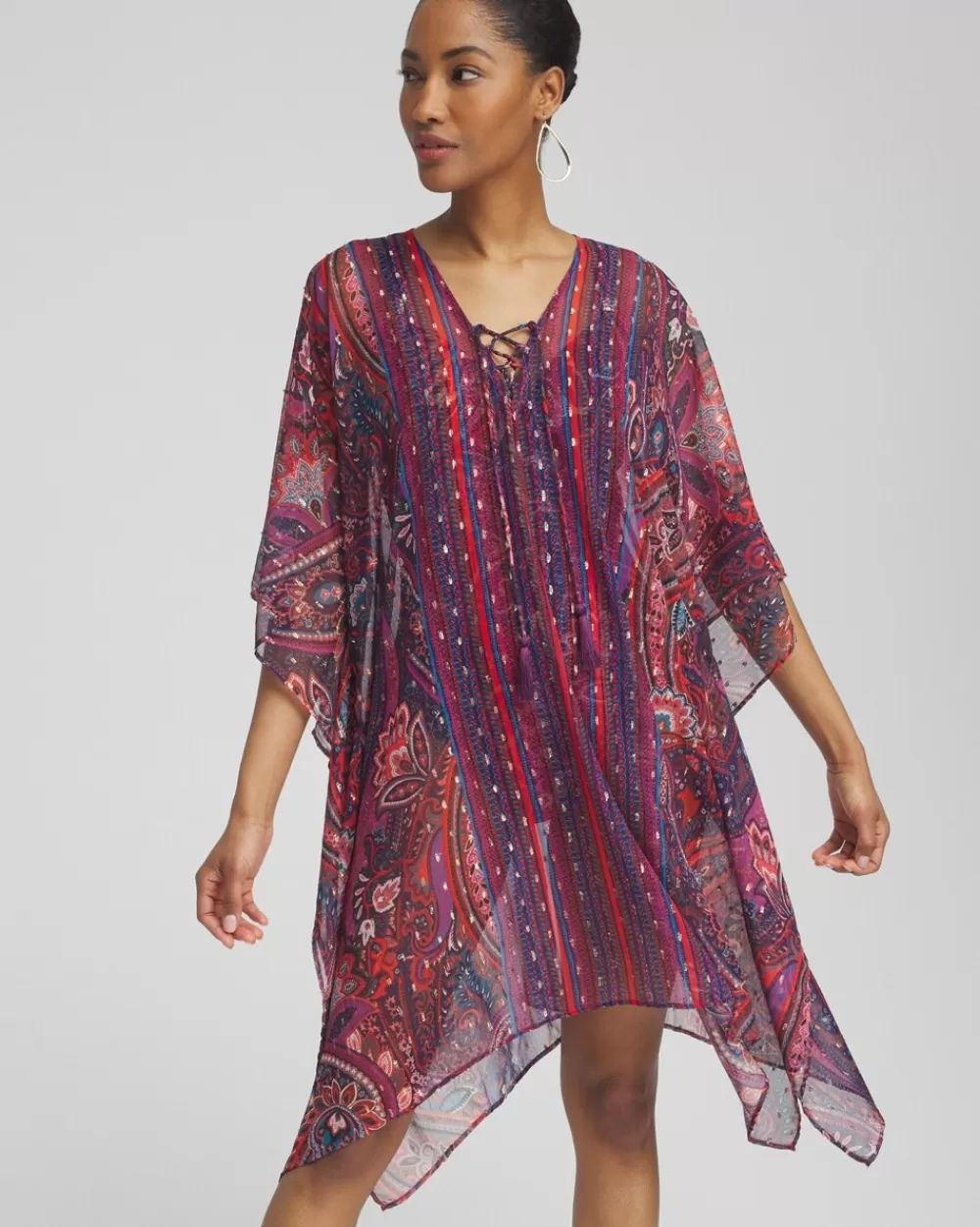 Hot Miraclesuit Dynasty Caftan Cover Up Swim