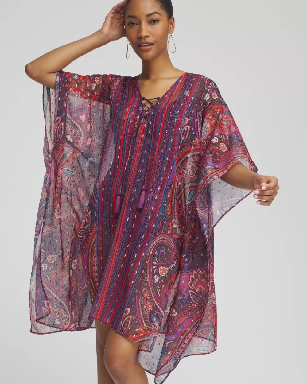 Hot Miraclesuit Dynasty Caftan Cover Up Swim