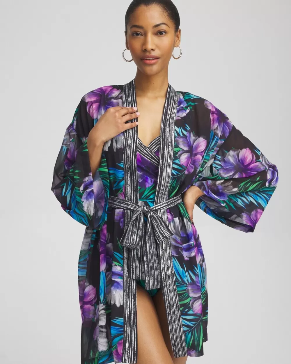 Fashion Miraclesuit Flora Aura Kimono Swim