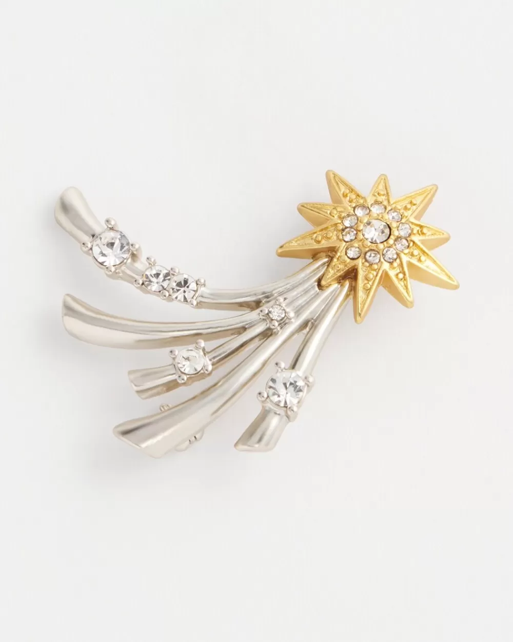 Fashion Mixed Metal Shooting Star Brooch Pins & Brooches