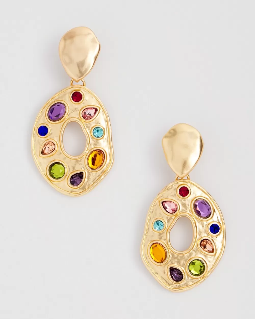 Cheap Multicolor Clip On Drop Earrings Earrings