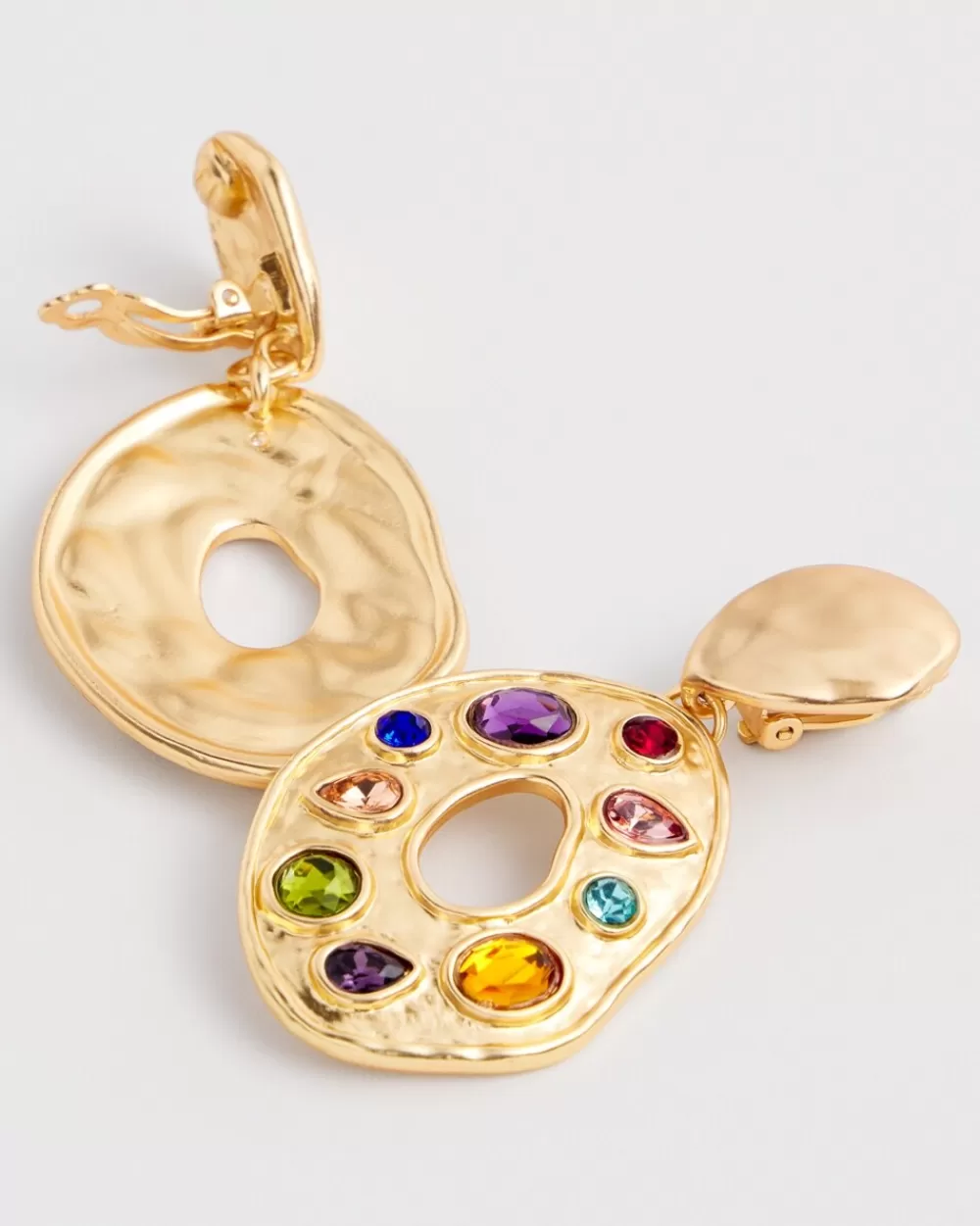 Cheap Multicolor Clip On Drop Earrings Earrings