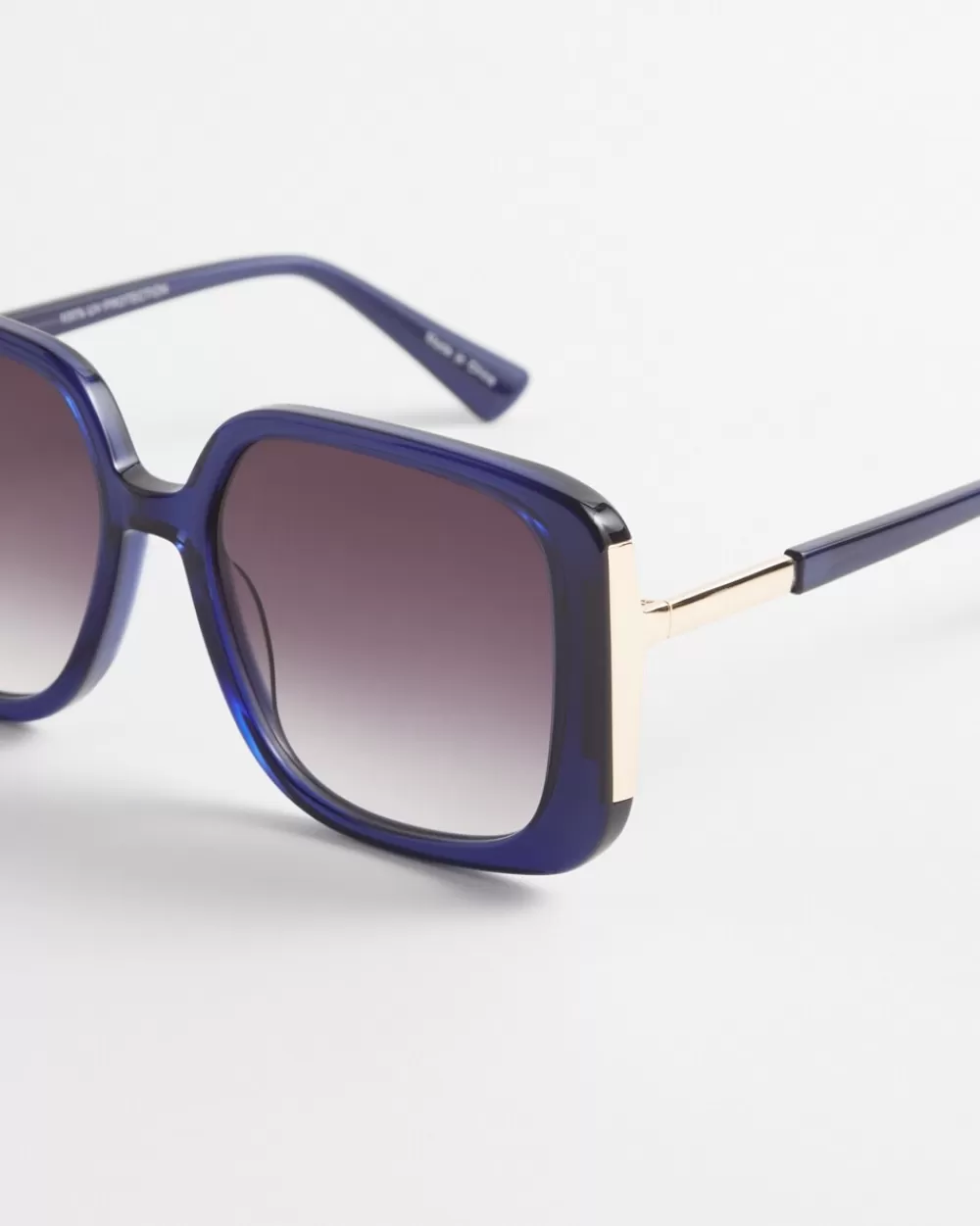 Clearance Navy Square Sunglasses Eyewear