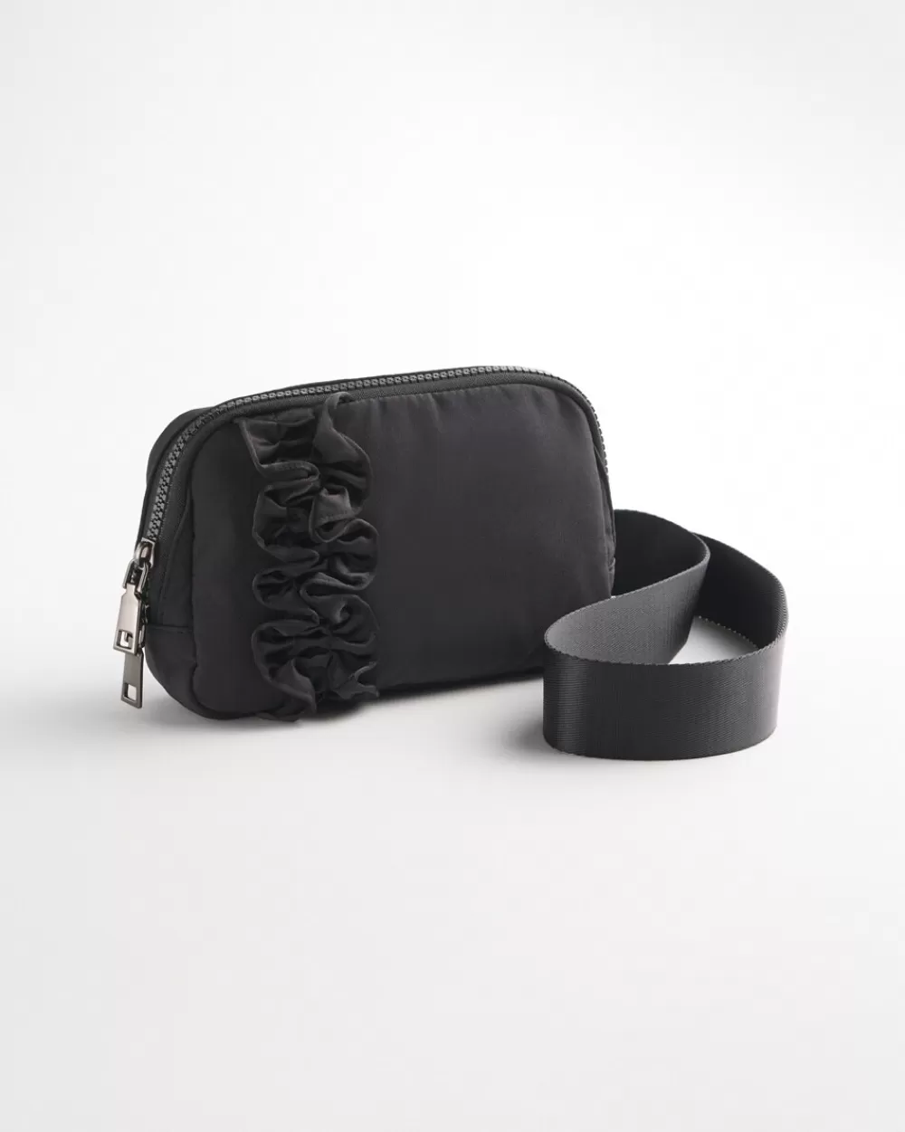 Fashion Neema Satin Ruffle Belt Bag Bags